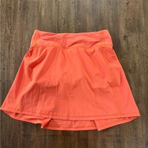lululemon athletica Orange Skirt size 2